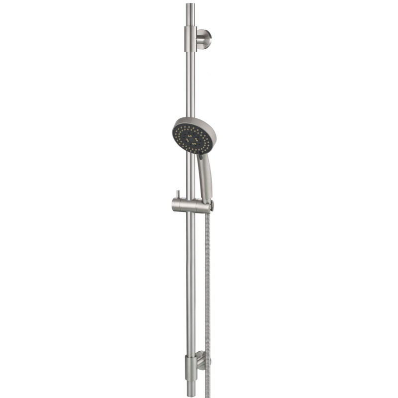 Tecmolog Stainless Steel Shower Slide Bar with Height/Angle Hangheld 5 Function Shower Head,SBH268-78