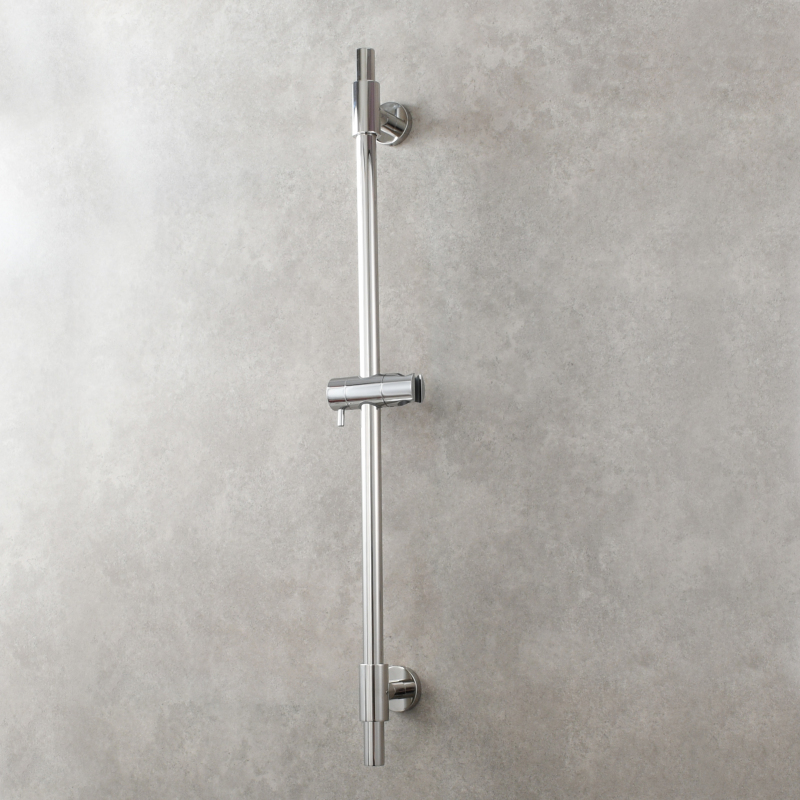 Tecmolog Stainless Steel Shower Slide Bar with Height/Angle Hangheld 5 Function Shower Head,SBH268-78