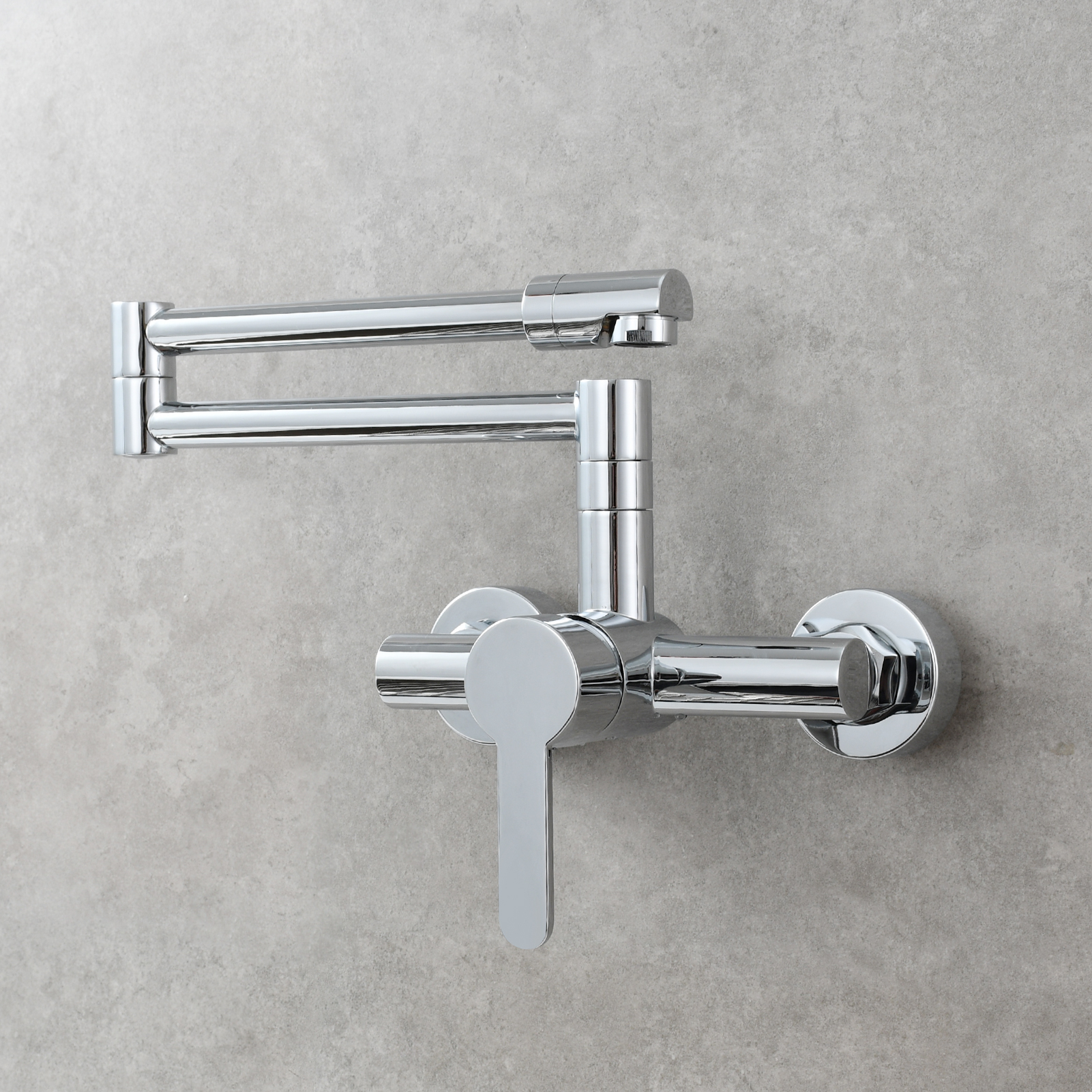 Tecmolog Brass Bathroom Black Folding Faucet Hot and Cold Kitchen Faucet Taps,BB1211A