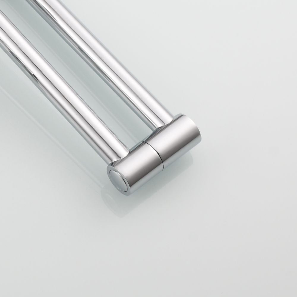 Tecmolog Brass Bathroom Black Folding Faucet Hot and Cold Kitchen Faucet Taps,BB1211A