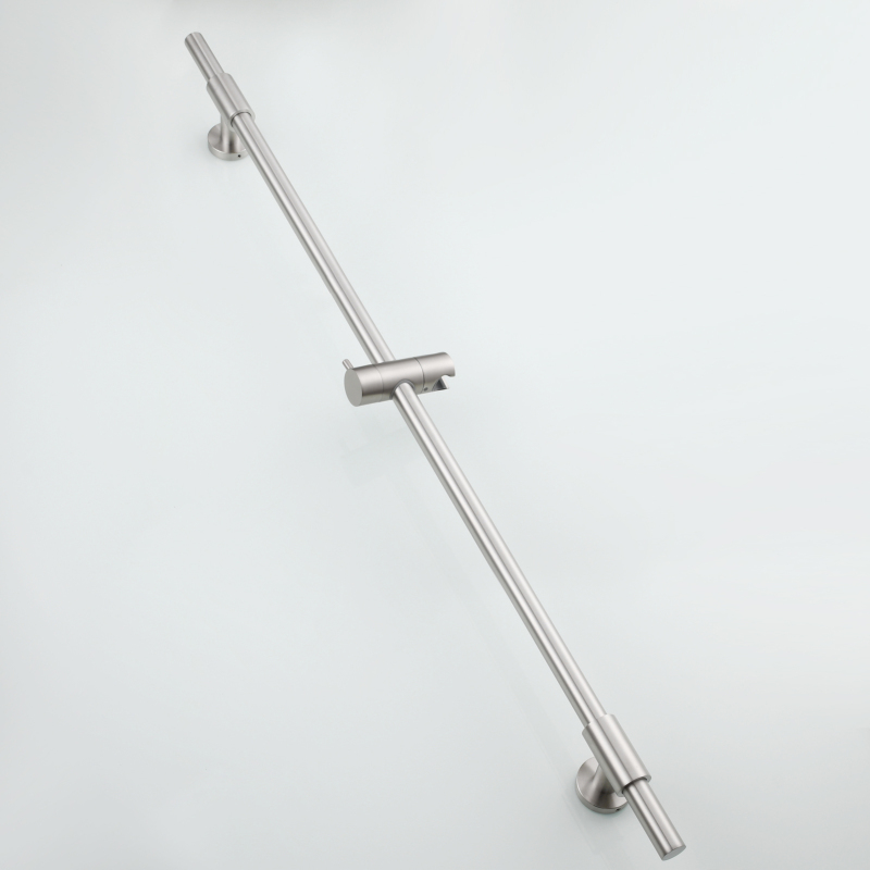 Tecmolog Stainless Steel Shower Slide Bar with Height/Angle Hangheld 5 Function Shower Head,SBH268-78