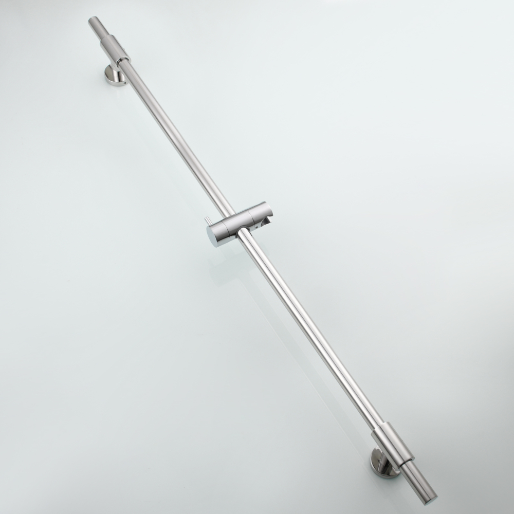 Tecmolog Stainless Steel Shower Slide Bar with Height/Angle Hangheld 5 Function Shower Head,SBH268-78