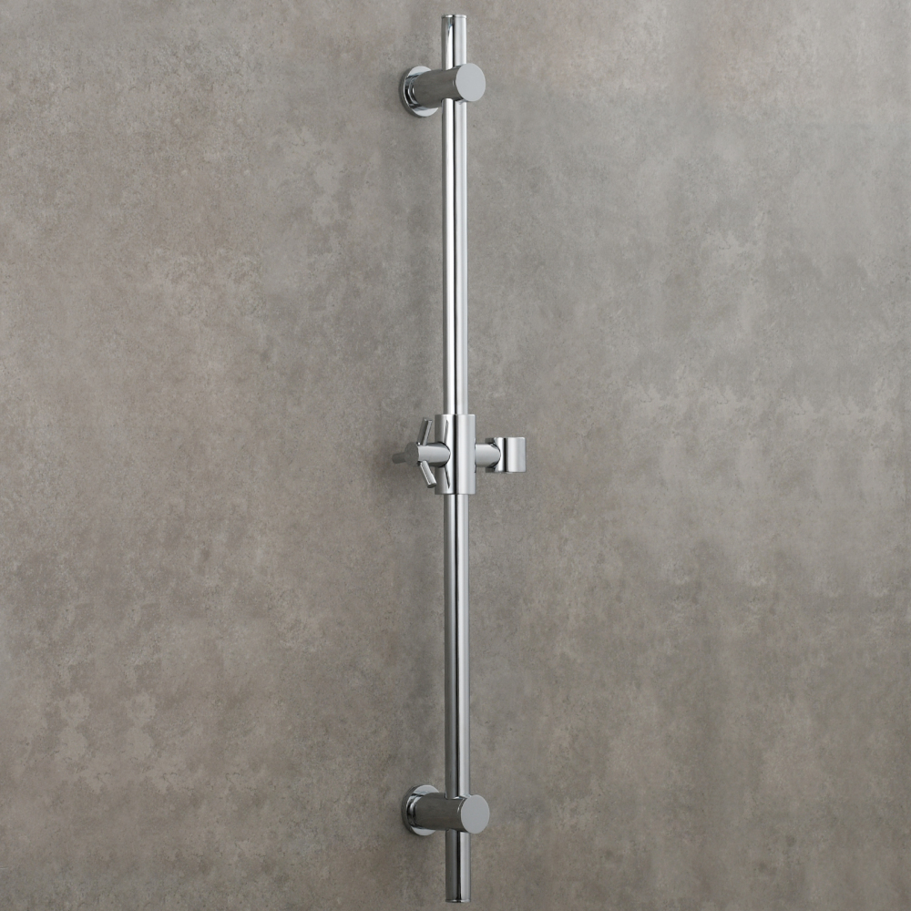 Tecmolog Brass Bathroom Showe Slide Bar with Adjustable Shower Holder,BC4049