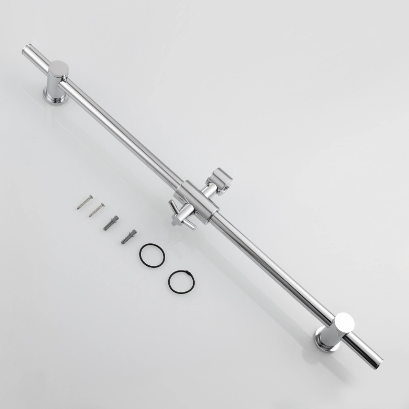 Tecmolog Brass Bathroom Showe Slide Bar with Adjustable Shower Holder,BC4049