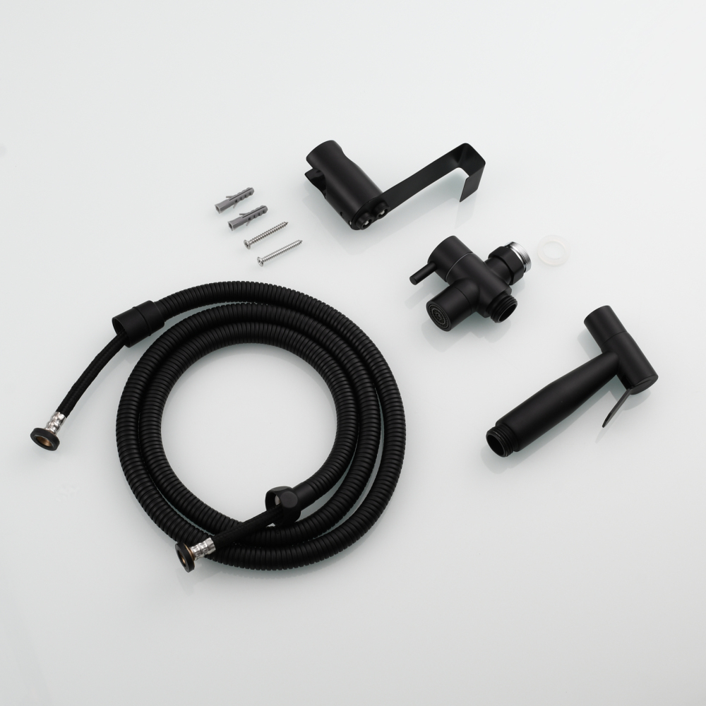 Tecmolog Handheld Bidet Sprayer for Sink Faucet, Bathroom Faucet Bidet Sprayer Set for Pet Shower and Personal Hygiene, Warm Water Baby Cloth Diaper Sprayer