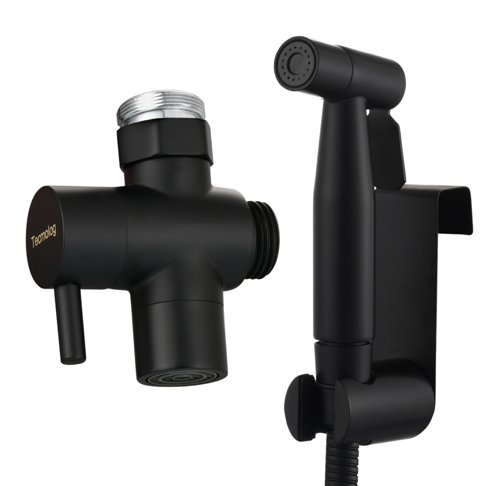 Tecmolog Handheld Bidet Sprayer for Sink Faucet, Bathroom Faucet Bidet Sprayer Set for Pet Shower and Personal Hygiene, Warm Water Baby Cloth Diaper Sprayer