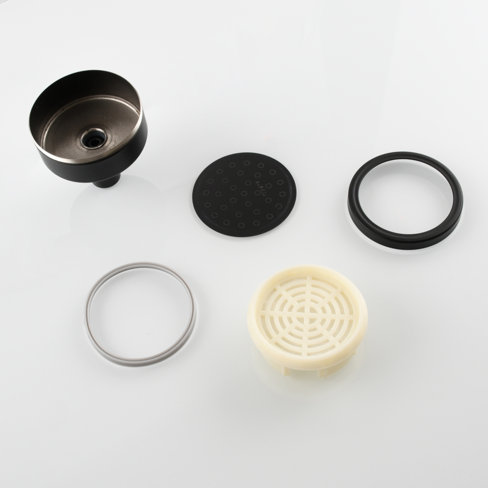 Tecmolog Stainless Steel Brushed Nickel Shower Head, Pressurized Water Saving and 360°  Rotate Shower Head