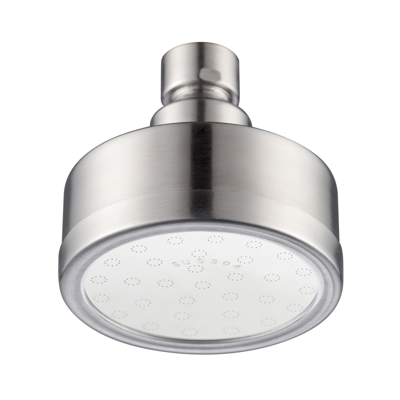 Tecmolog Stainless Steel Brushed Nickel Shower Head, Pressurized Water Saving and 360°  Rotate Shower Head