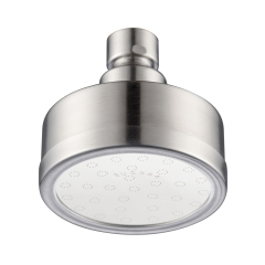 Tecmolog Stainless Steel Brushed Nickel Shower Head, Pressurized Water Saving and 360°  Rotate Shower Head