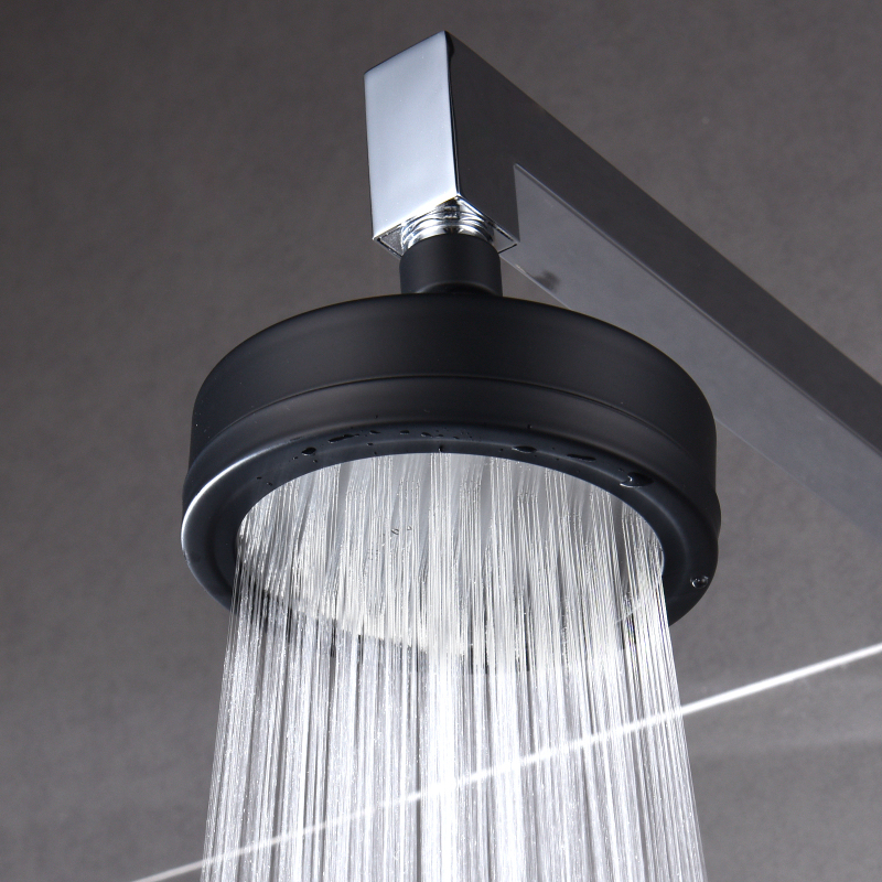 Tecmolog Stainless Steel Brushed Nickel Shower Head, Pressurized Water Saving and 360°  Rotate Shower Head