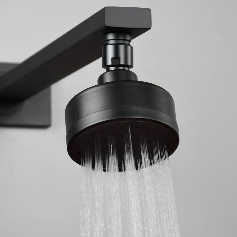 Tecmolog Stainless Steel Brushed Nickel Shower Head, Pressurized Water Saving and 360°  Rotate Shower Head