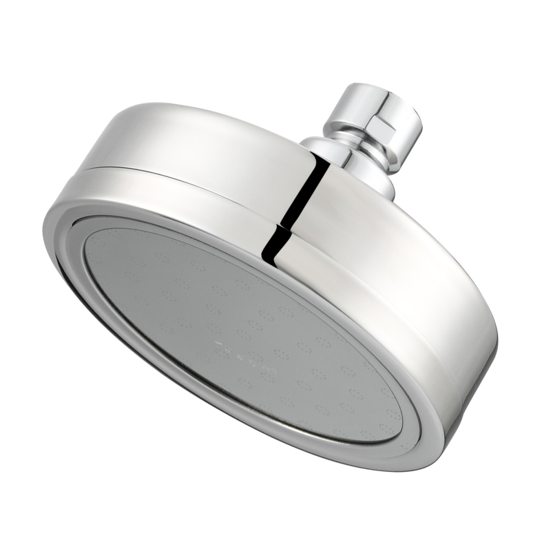 Tecmolog Stainless Steel Brushed Nickel Shower Head, Pressurized Water Saving and 360°  Rotate Shower Head