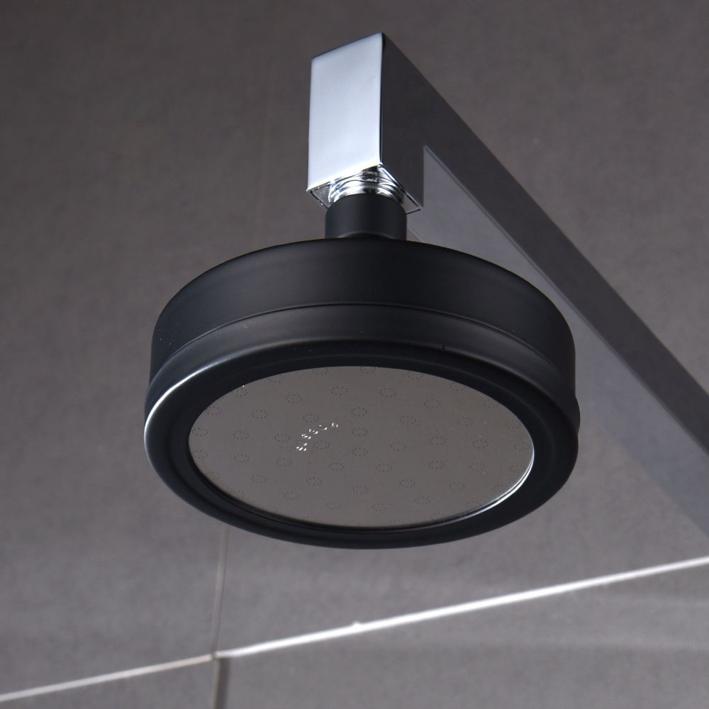 Tecmolog Stainless Steel Brushed Nickel Shower Head, Pressurized Water Saving and 360°  Rotate Shower Head