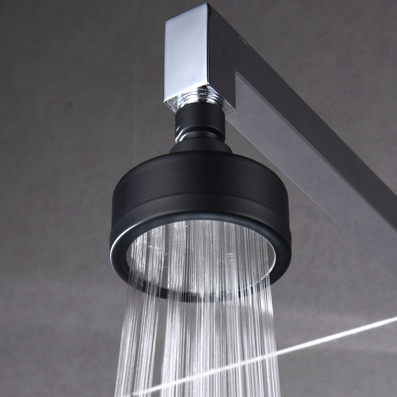 Tecmolog Stainless Steel Brushed Nickel Shower Head, Pressurized Water Saving and 360°  Rotate Shower Head