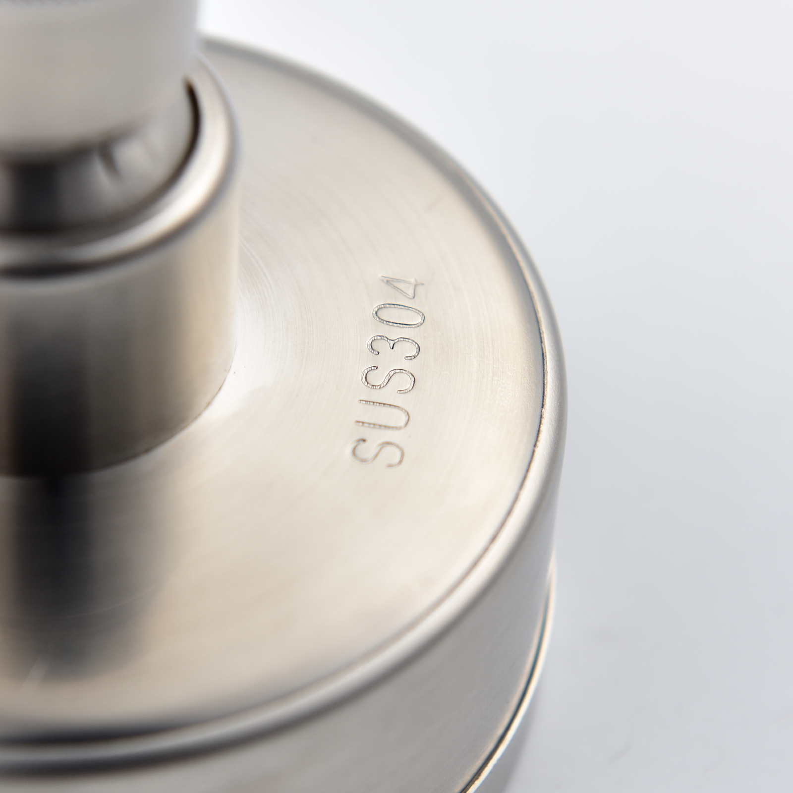 Tecmolog Stainless Steel Brushed Nickel Shower Head, Pressurized Water Saving and 360°  Rotate Shower Head