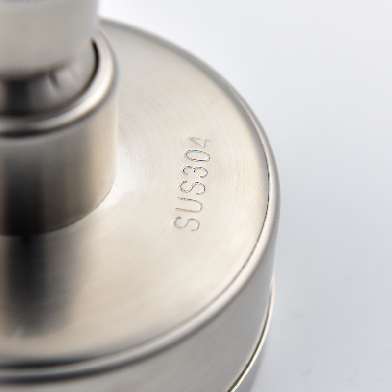 Tecmolog Stainless Steel Brushed Nickel Shower Head, Pressurized Water Saving and 360°  Rotate Shower Head