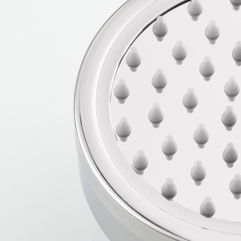 Tecmolog Stainless Steel Brushed Nickel Shower Head, Pressurized Water Saving and 360°  Rotate Shower Head