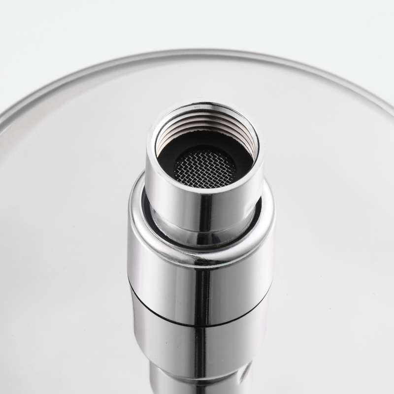 Tecmolog Stainless Steel Brushed Nickel Shower Head, Pressurized Water Saving and 360°  Rotate Shower Head