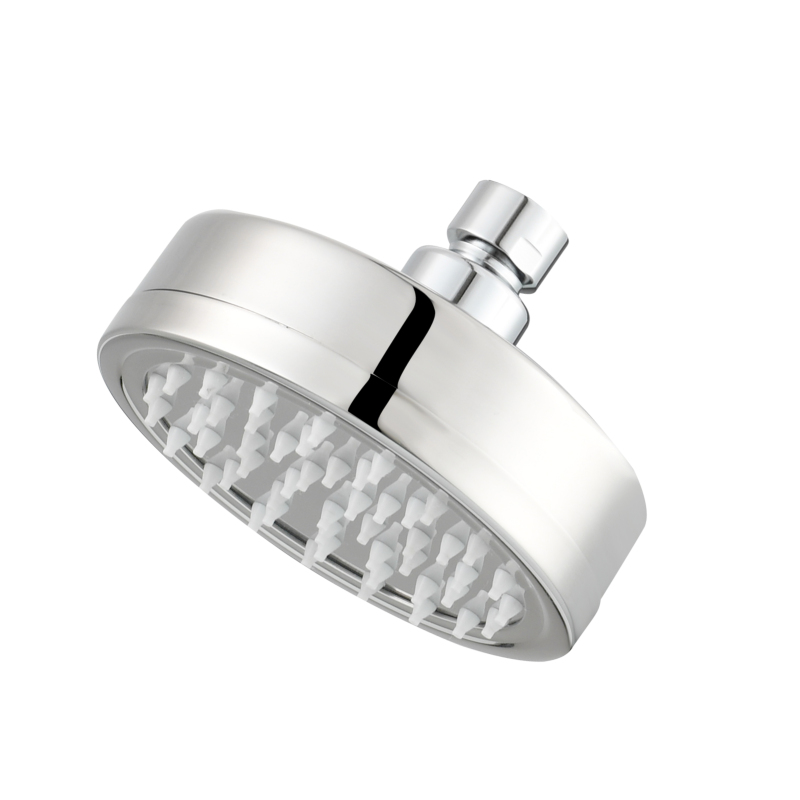 Tecmolog Stainless Steel Brushed Nickel Shower Head, Pressurized Water Saving and 360°  Rotate Shower Head