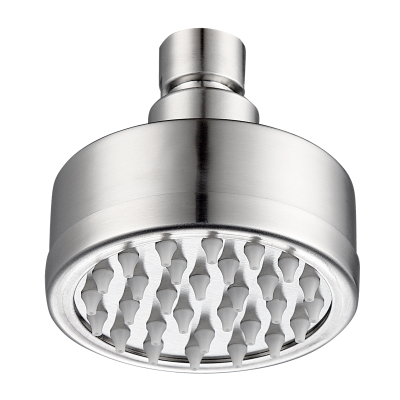 Tecmolog Stainless Steel Brushed Nickel Shower Head, Pressurized Water Saving and 360°  Rotate Shower Head