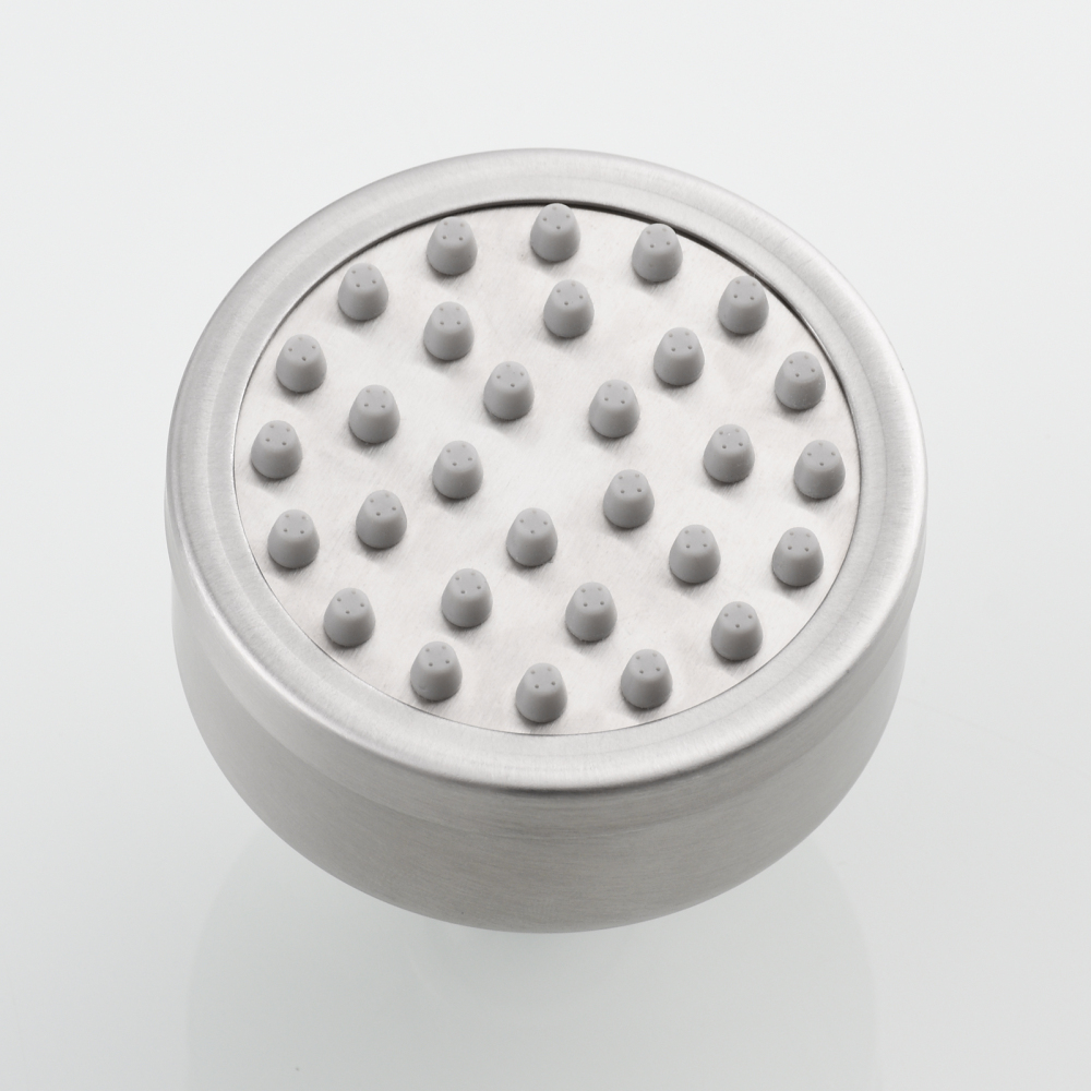 Tecmolog Stainless Steel Brushed Nickel Shower Head, Pressurized Water Saving and 360°  Rotate Shower Head