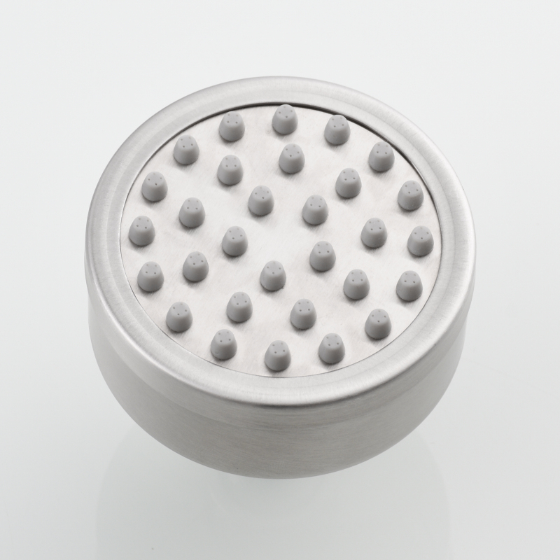 Tecmolog Stainless Steel Brushed Nickel Shower Head, Pressurized Water Saving and 360°  Rotate Shower Head