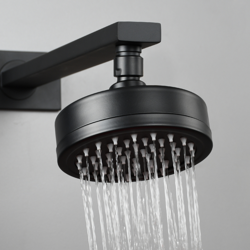 Tecmolog Stainless Steel Brushed Nickel Shower Head, Pressurized Water Saving and 360°  Rotate Shower Head