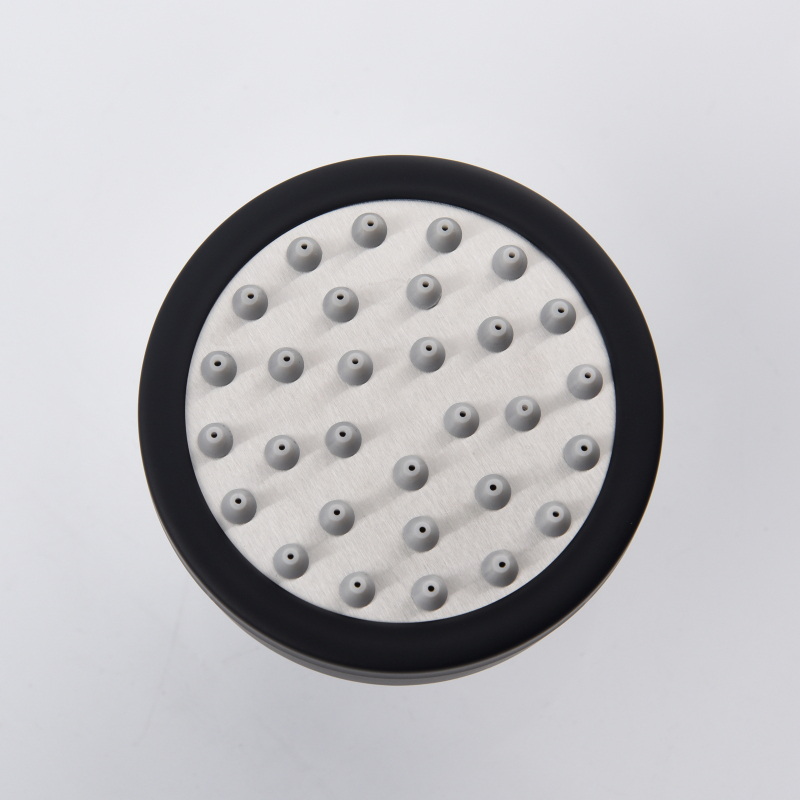 Tecmolog Stainless Steel Brushed Nickel Shower Head, Pressurized Water Saving and 360°  Rotate Shower Head