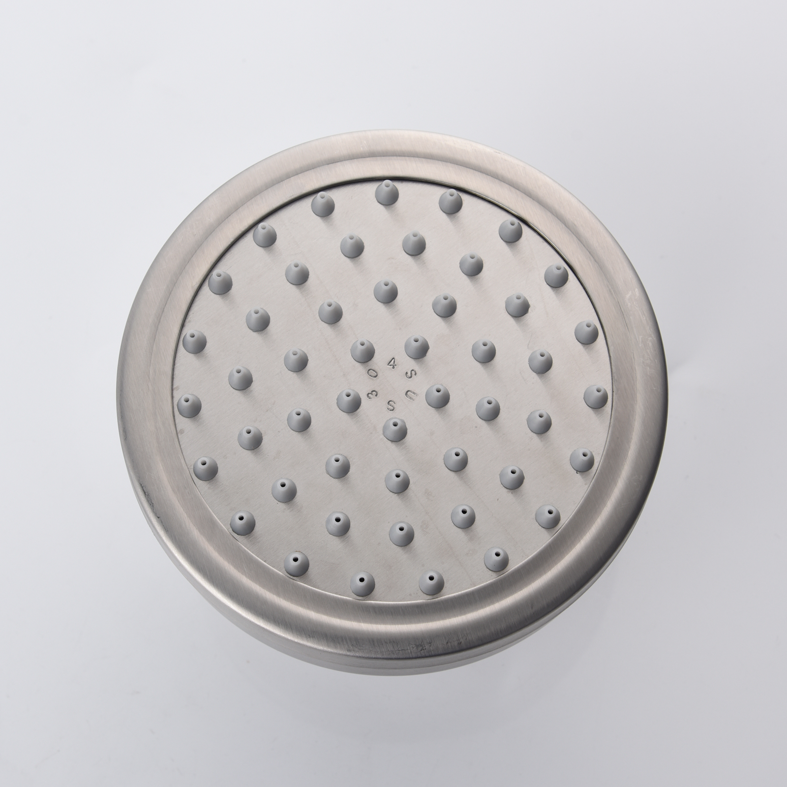Tecmolog Stainless Steel Brushed Nickel Shower Head, Pressurized Water Saving and 360°  Rotate Shower Head