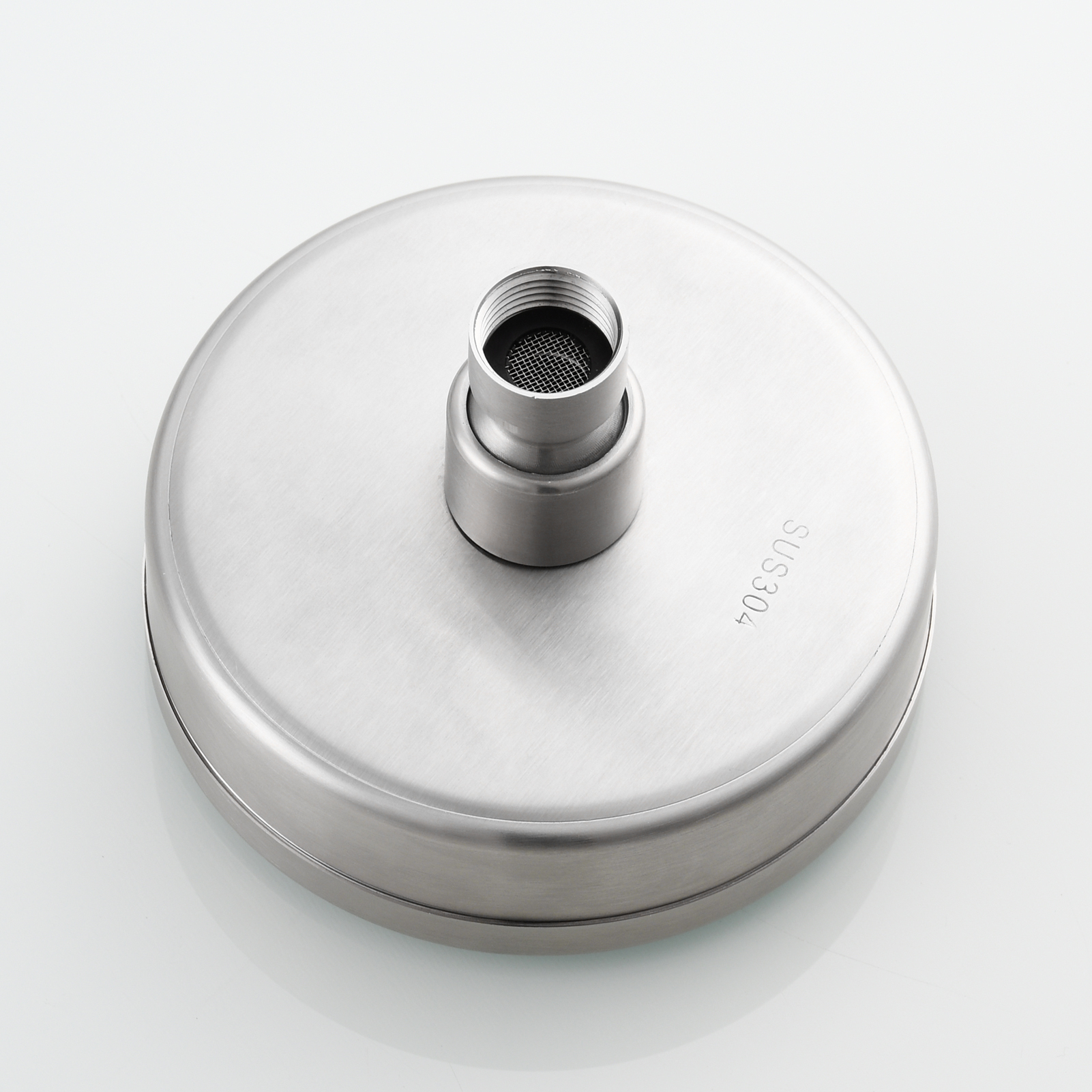 Tecmolog Stainless Steel Brushed Nickel Shower Head, Pressurized Water Saving and 360°  Rotate Shower Head