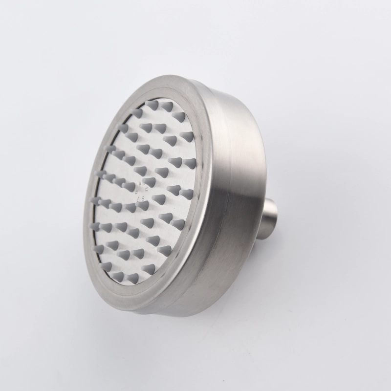 Tecmolog Stainless Steel Brushed Nickel Shower Head, Pressurized Water Saving and 360°  Rotate Shower Head