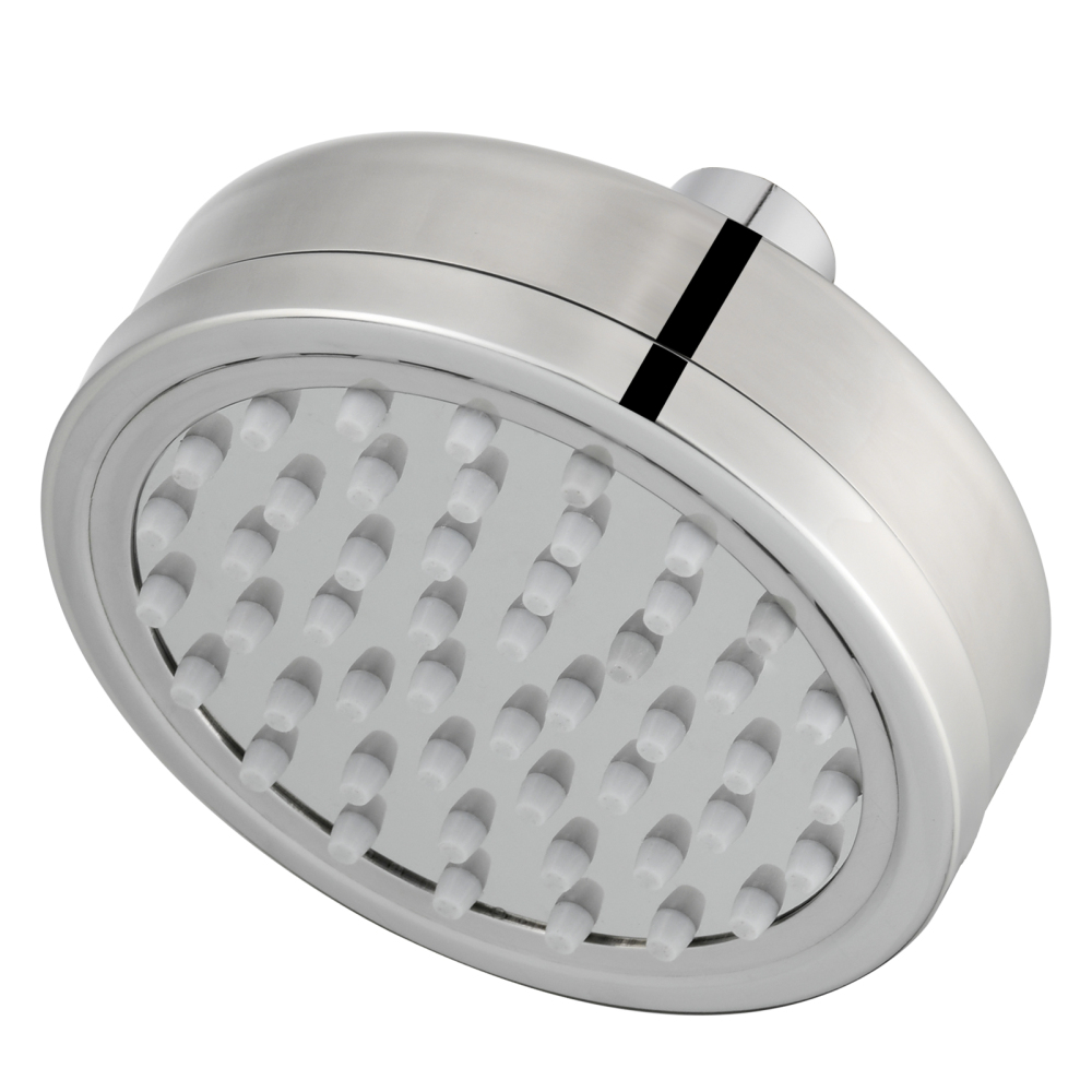 Tecmolog Stainless Steel Brushed Nickel Shower Head, Pressurized Water Saving and 360°  Rotate Shower Head