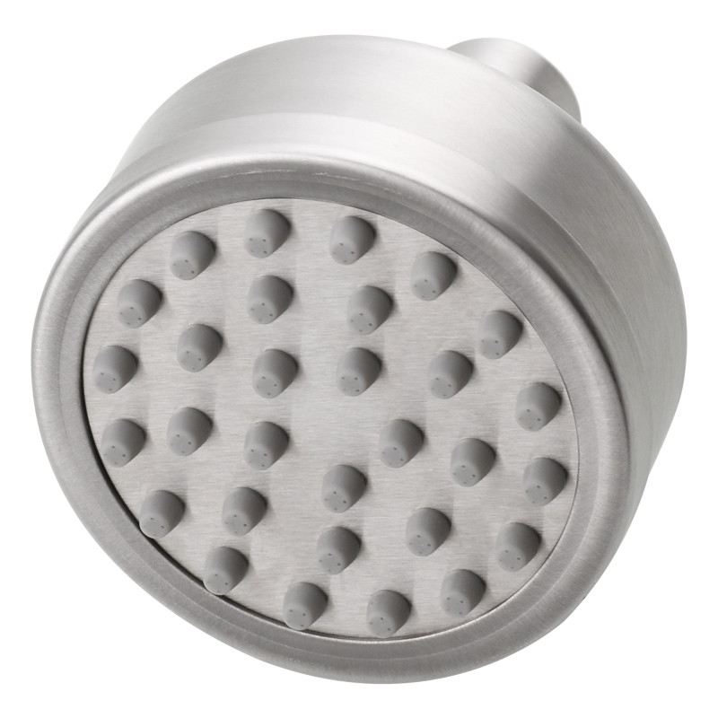 Tecmolog Stainless Steel Brushed Nickel Shower Head, Pressurized Water Saving and 360°  Rotate Shower Head