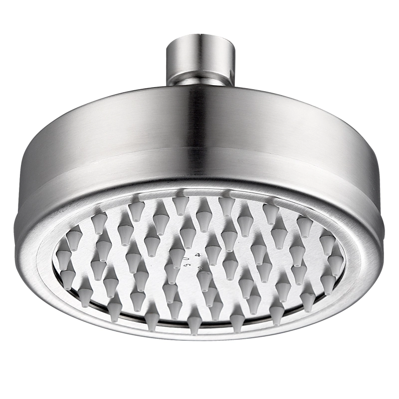 Tecmolog Stainless Steel Brushed Nickel Shower Head, Pressurized Water Saving and 360°  Rotate Shower Head