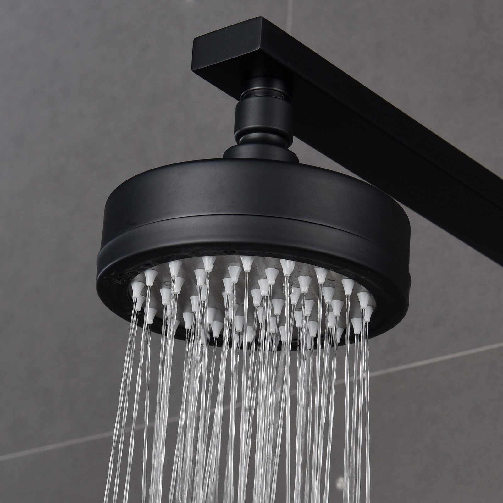 Tecmolog Stainless Steel Brushed Nickel Shower Head, Pressurized Water Saving and 360°  Rotate Shower Head
