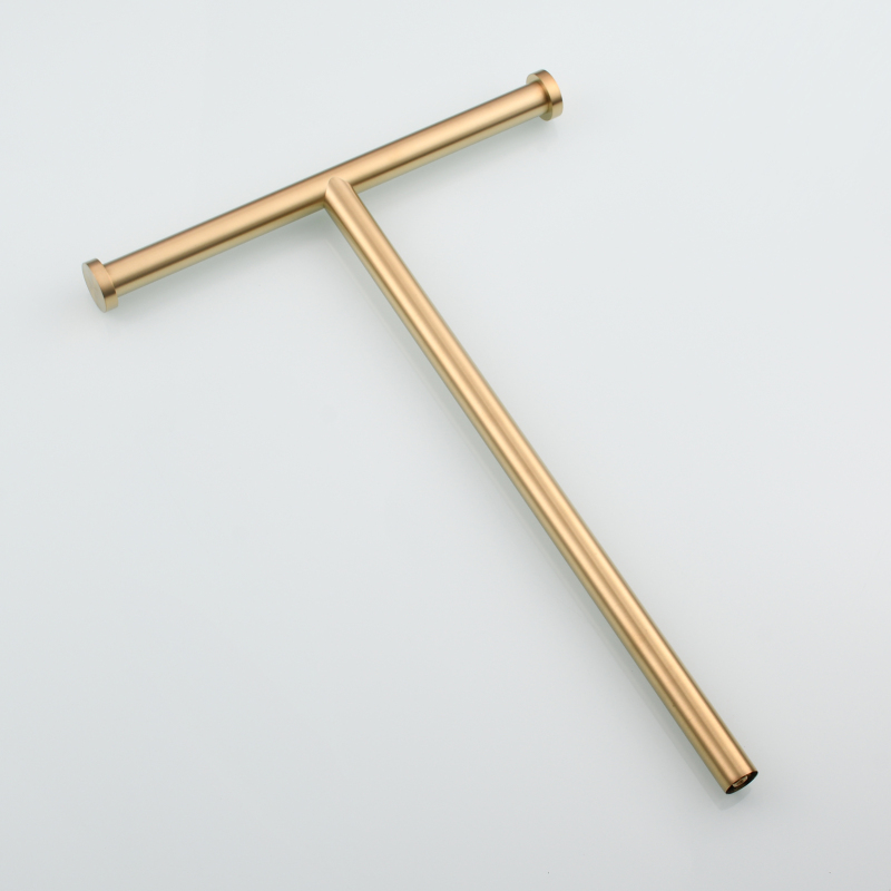 Tecmolog 304 Stainless Steel Towel Rack,Standing Towel Holder Weighted Base for Bathroom,Nickel,Brushed Gold,Black