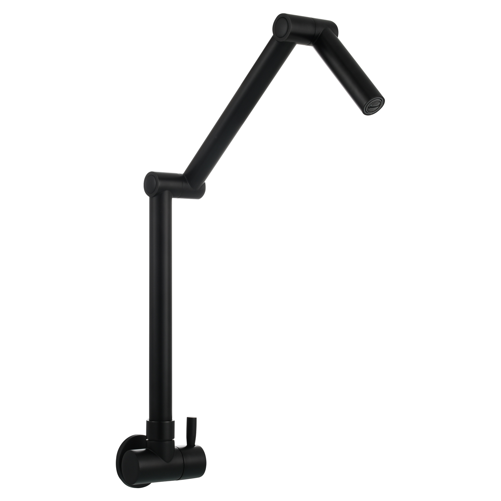 Tecmolog Pot Filler Faucet Commercial Wall Mount Stove Faucet, Brass Pot Filler Folding Faucet Over Stove