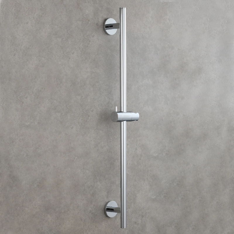 Tecmolog Brass 27.55-Inch Slide Bar with Adjustable Brass Shower Holder for Bathroom Wall Mount