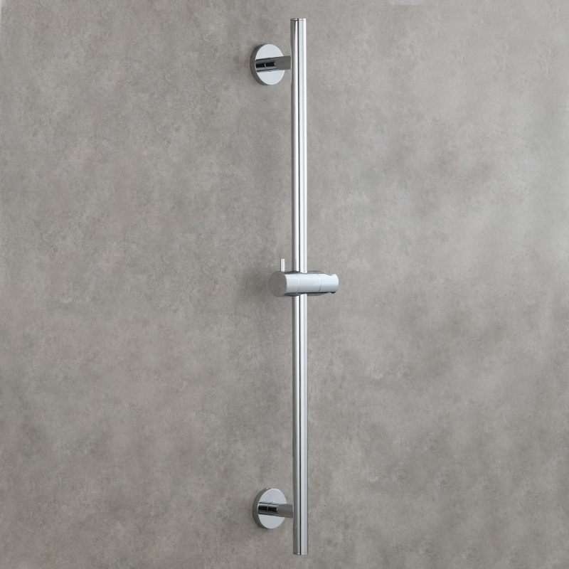 Tecmolog Brass 27.55-Inch Slide Bar with Adjustable Brass Shower Holder for Bathroom Wall Mount