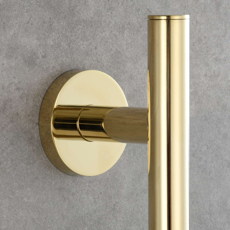 Tecmolog Brass 27.55-Inch Slide Bar with Adjustable Brass Shower Holder for Bathroom Wall Mount