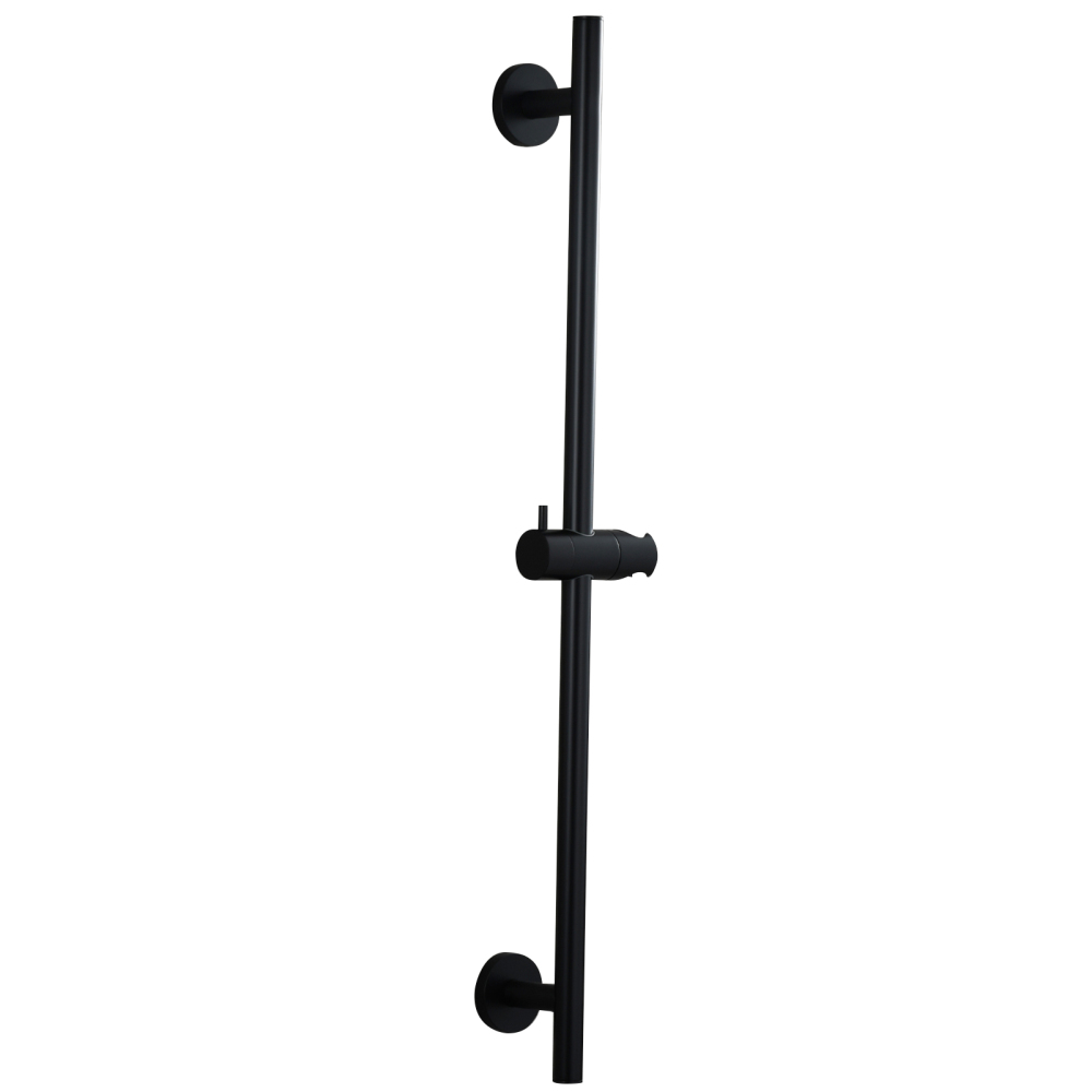 Tecmolog Brass 27.55-Inch Slide Bar with Adjustable ABS Plastic Shower Holder for Bathroom Wall Mount