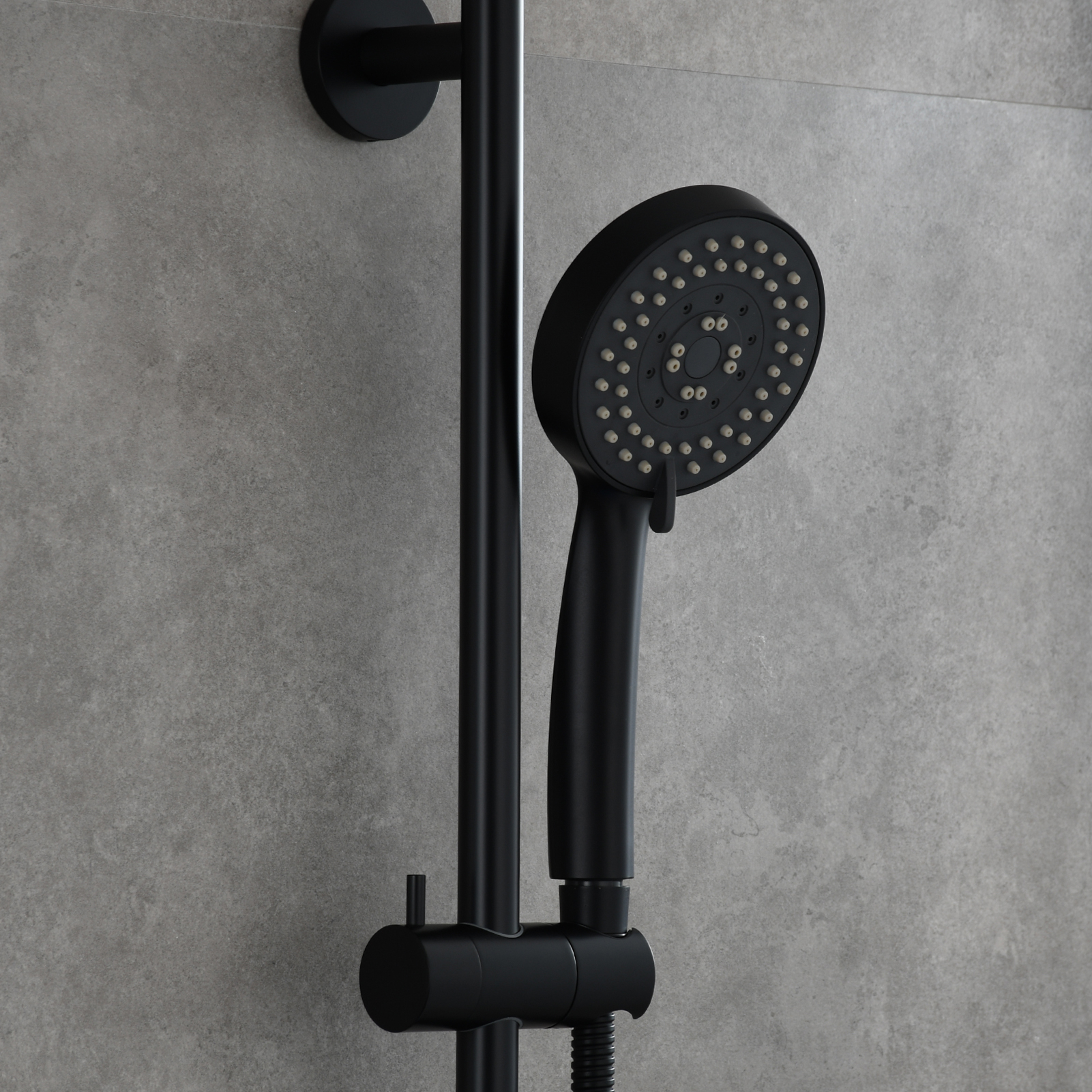Tecmolog Brass 27.55-Inch Slide Bar with Adjustable ABS Plastic Shower Holder for Bathroom Wall Mount