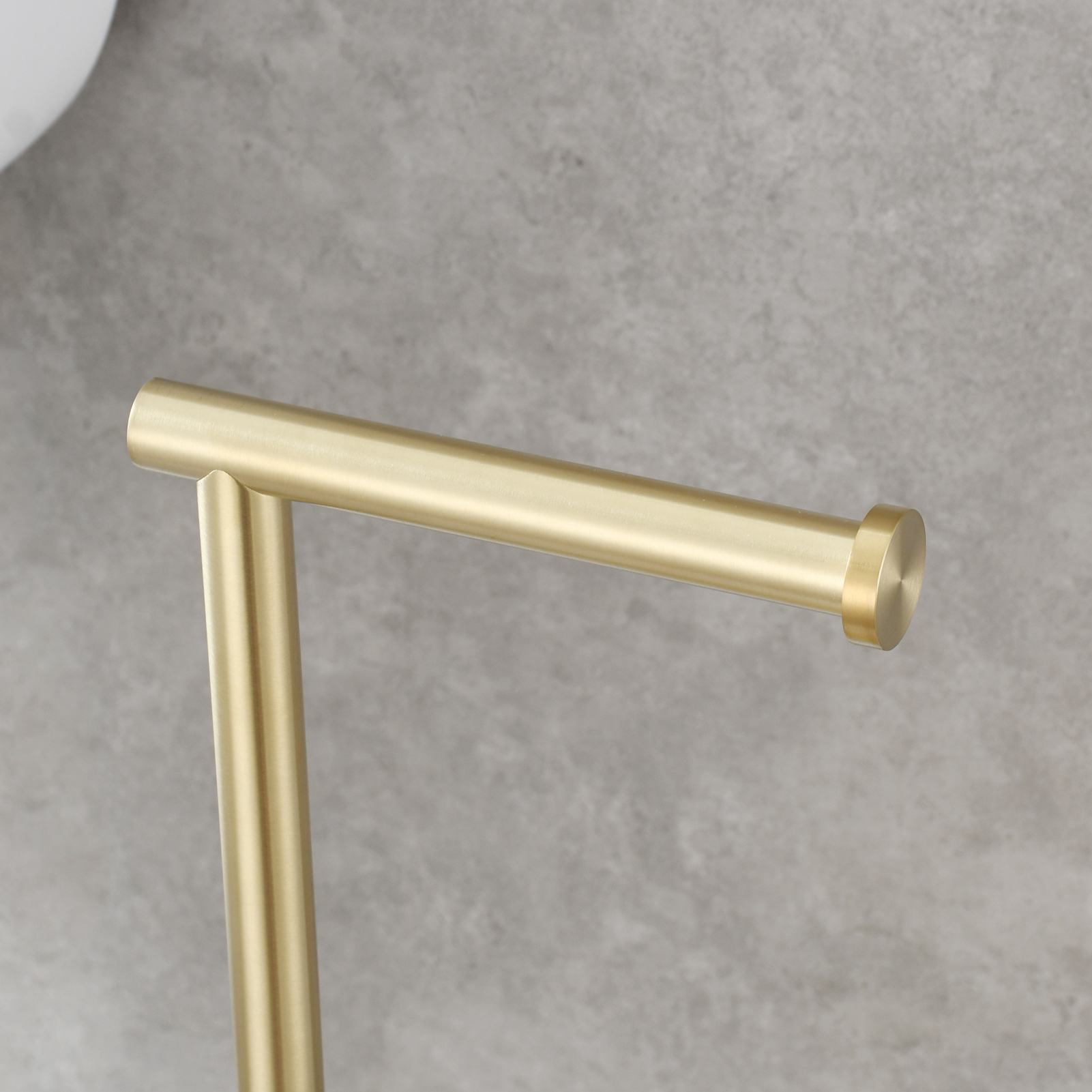 Tecmolog 304 Stainless Steel Free-standing Toilet Roll Holder with Reserve Function,SBH266B