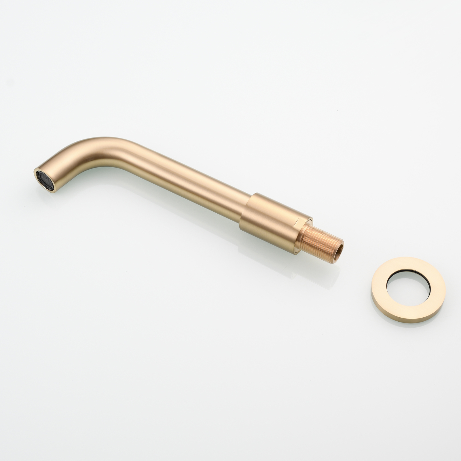 Tecmolog Brass Black Basin Faucet Single Handle Wall Mounted Bathroom Mixer Basin Taps Washroom Sink Faucet for Bathroom Vanity, Bowl Sink BB6083A