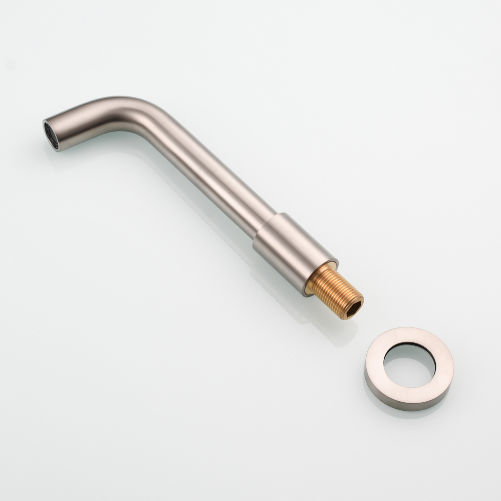 Tecmolog Brass Black Basin Faucet Single Handle Wall Mounted Bathroom Mixer Basin Taps Washroom Sink Faucet for Bathroom Vanity, Bowl Sink BB6083A