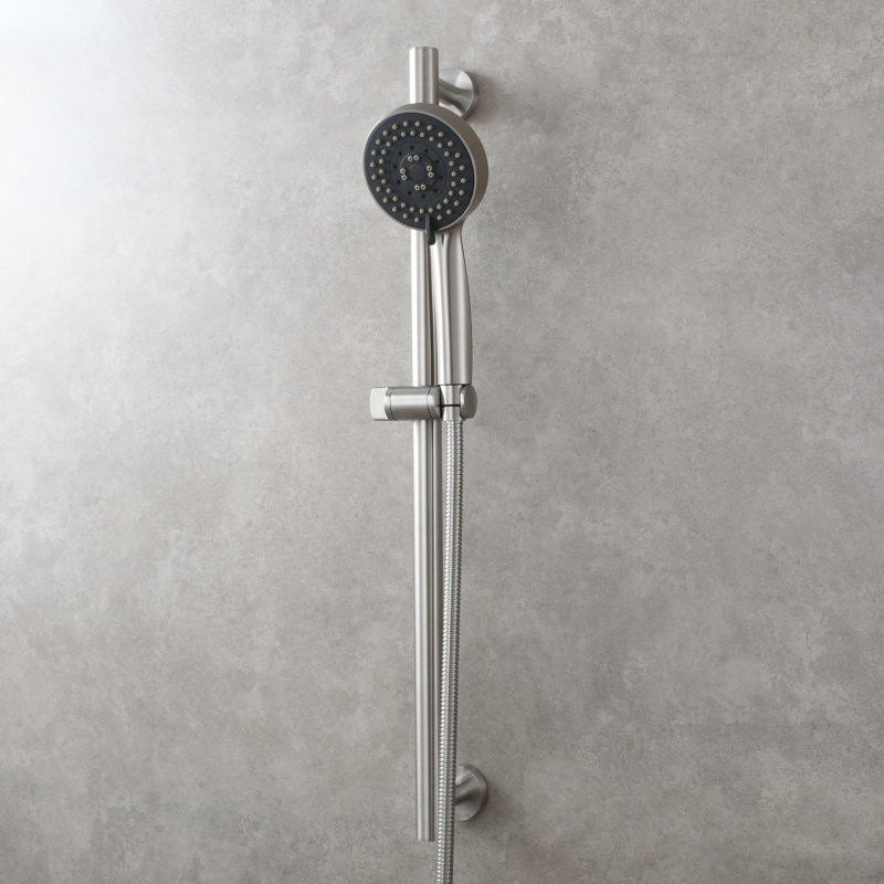 Tecmolog Stainless Steel Shower Slide Bar,with Adjustable Shower Head Holder,SBH260