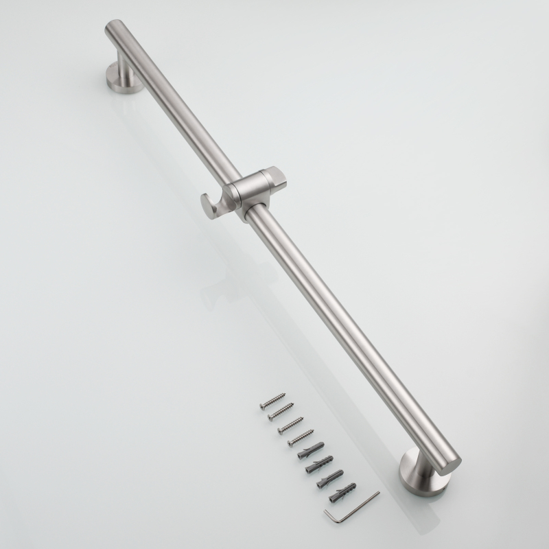 Tecmolog Stainless Steel Shower Slide Bar,with Adjustable Shower Head Holder,SBH260