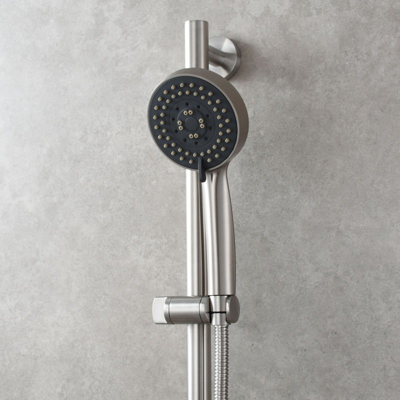 Tecmolog Stainless Steel Shower Slide Bar,with Adjustable Shower Head Holder,SBH260