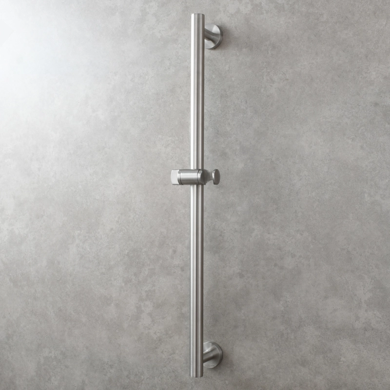 Tecmolog Stainless Steel Shower Slide Bar,with Adjustable Shower Head Holder,SBH260