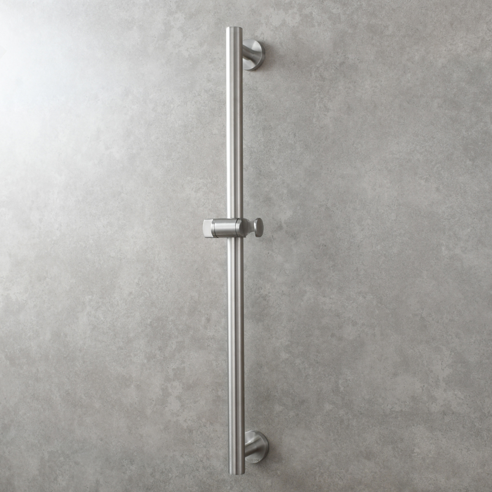 Tecmolog Stainless Steel Shower Slide Bar,with Adjustable Shower Head Holder,SBH260